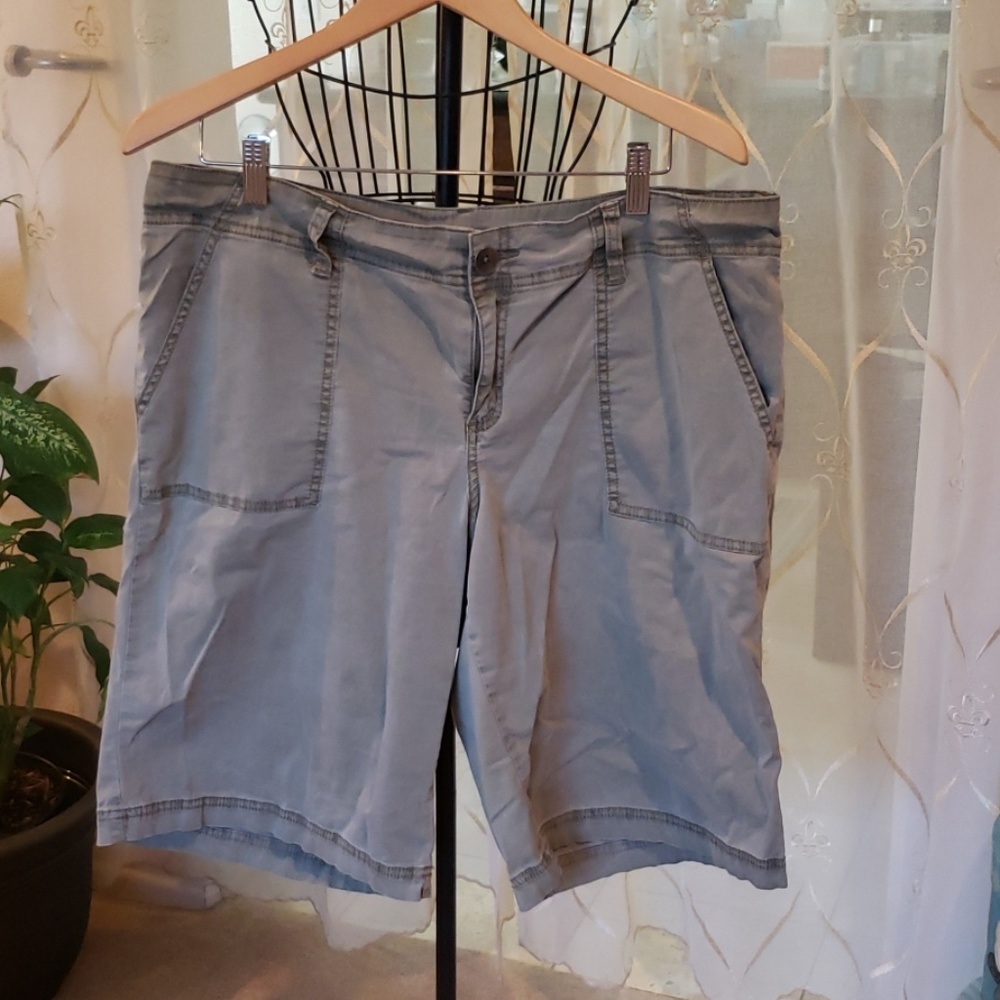 Lane Bryant Chino Bermuda Shorts